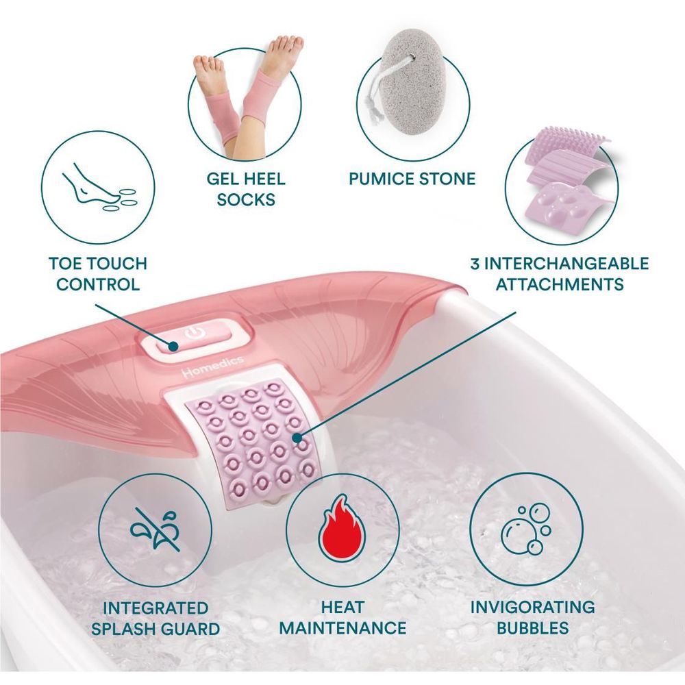 Homedics Bubble Bliss Deluxe Foot Spa