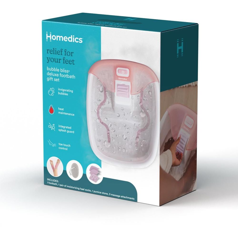 Homedics Bubble Bliss Deluxe Foot Spa