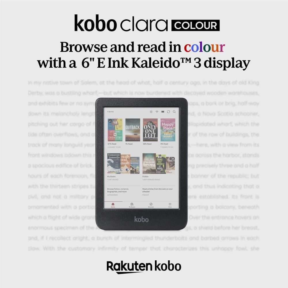 Kobo Clara Colour 6" eReader (White)