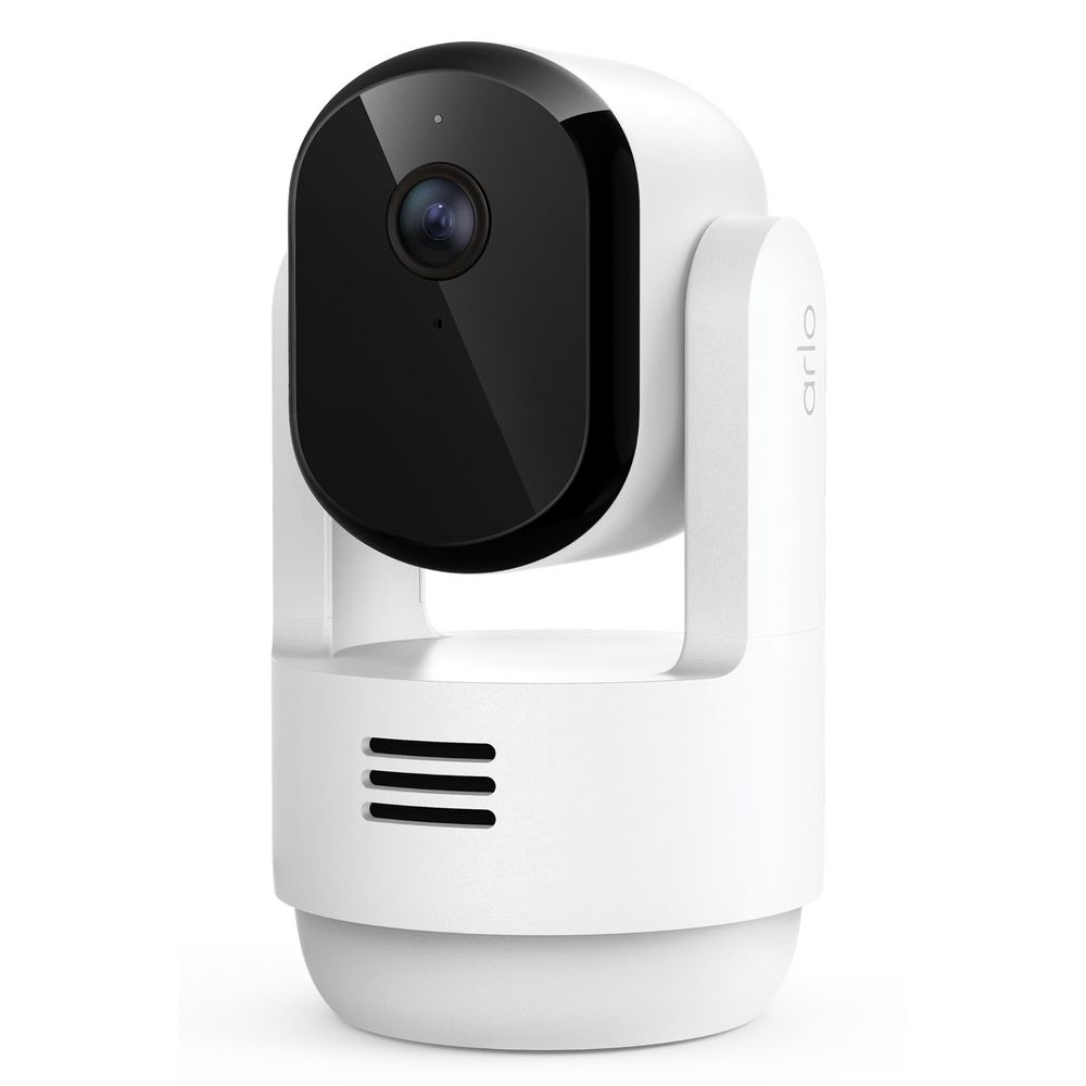 Arlo Essential 2K Pan Tilt Indoor Plug-in Camera
