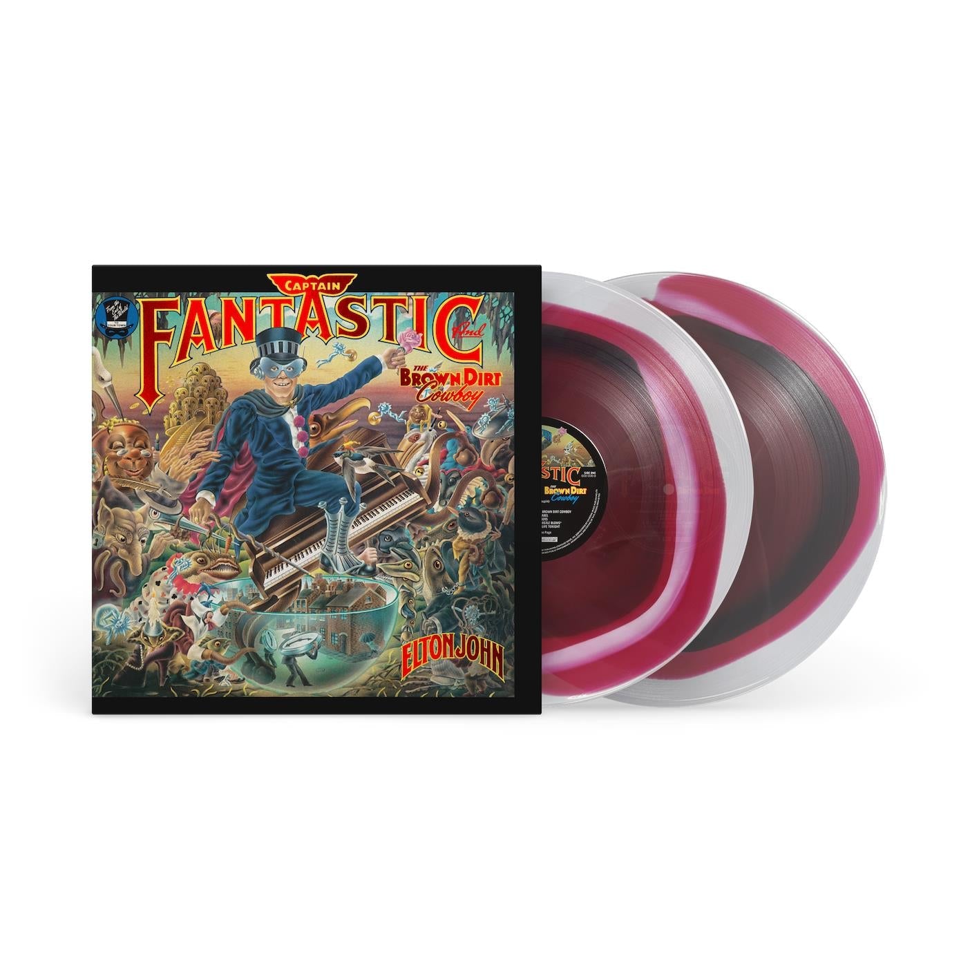 Captain Fantastic And The Brown Dirt Cowboy (50th Anniversary Edition Tri-Colour Vinyl) - By: Elton John