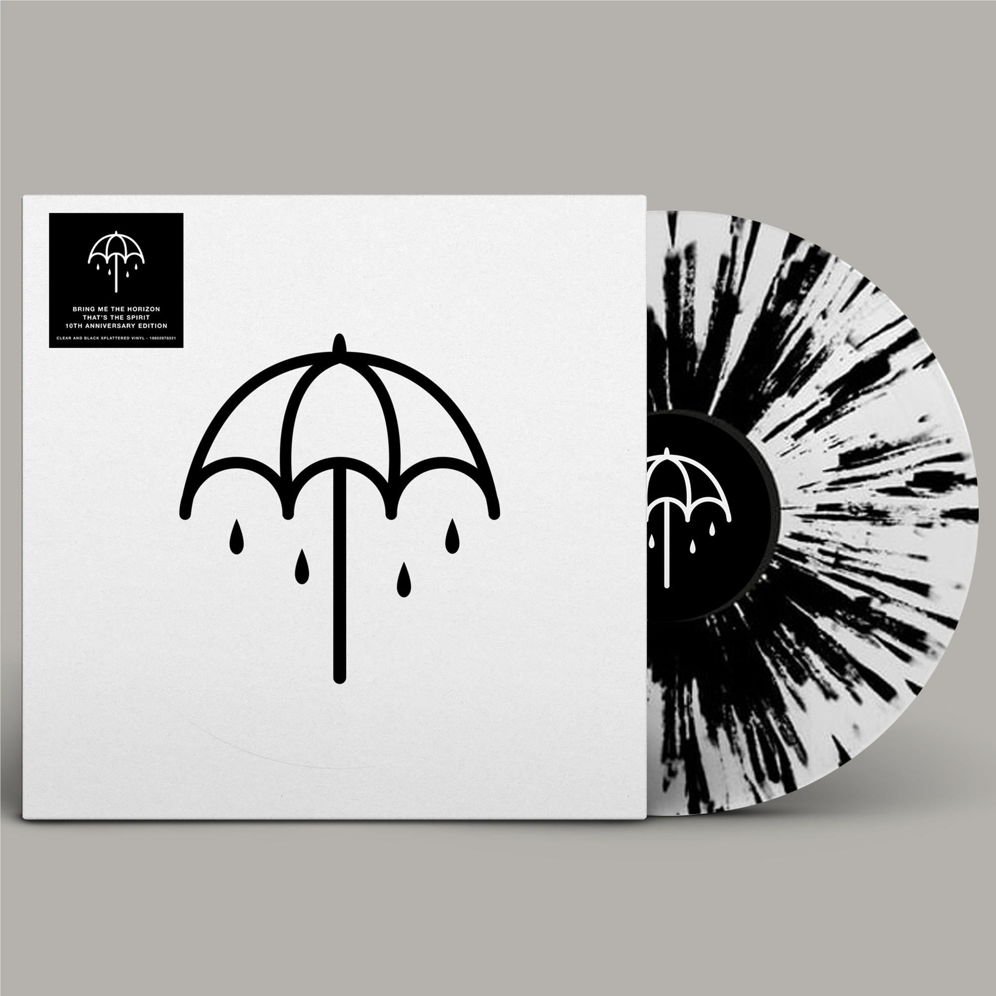 That's The Spirit (Clear and Black Splattered Vinyl) - By: Bring Me The Horizon