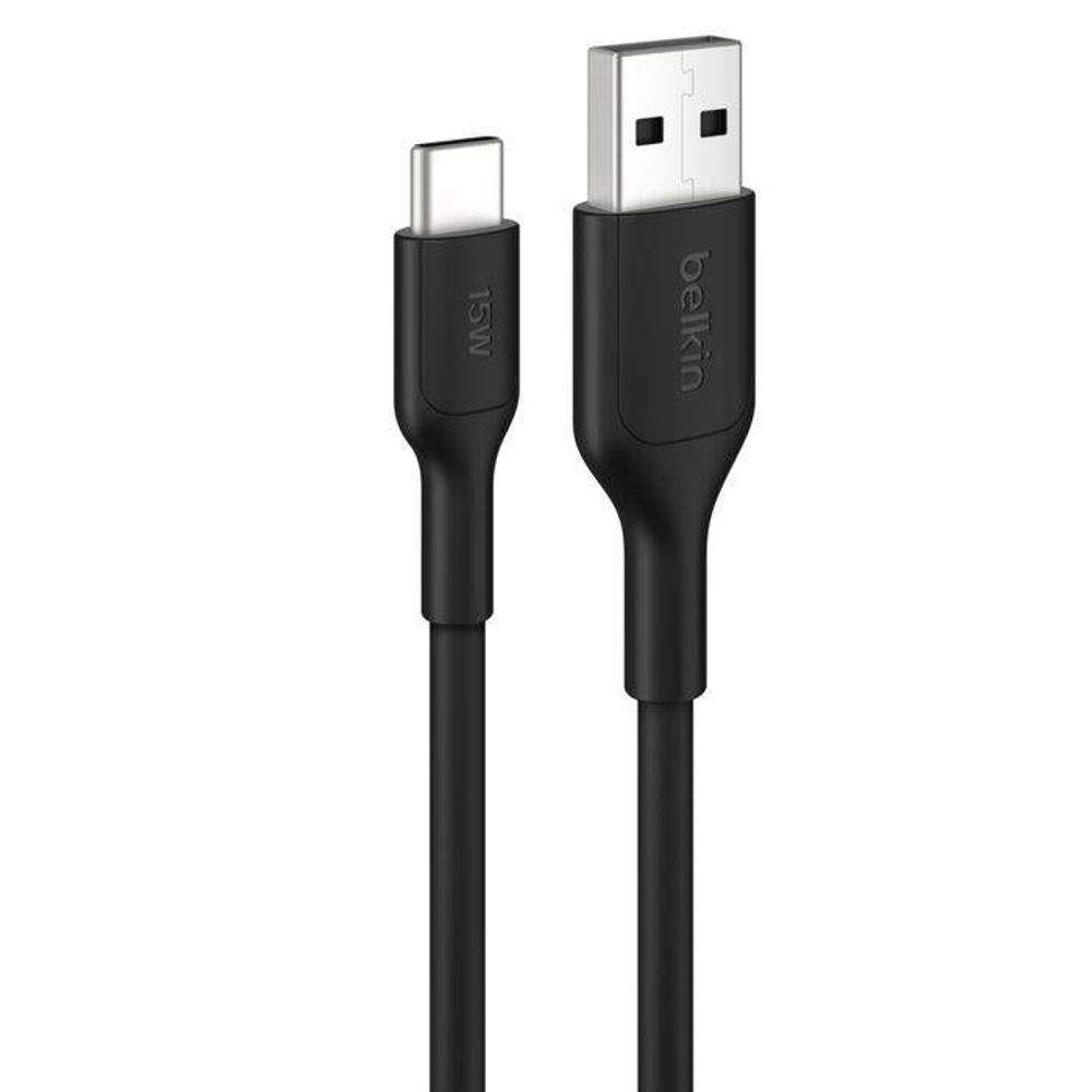 Belkin BoostCharge USB-A to USB-C 15W Cable [3m] (Black)