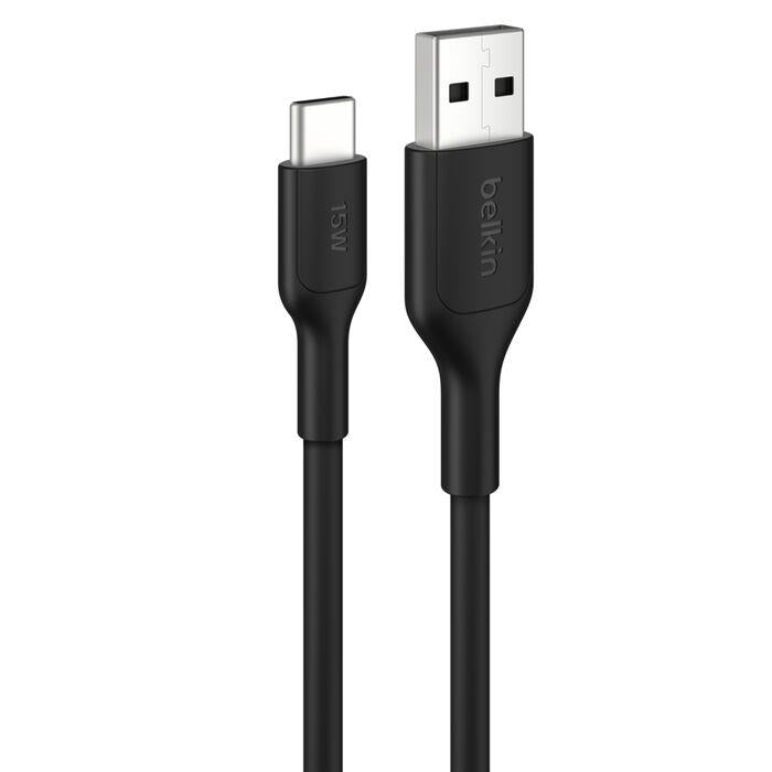 Belkin BoostCharge USB-A to USB-C 15W Cable [3m] (Black)