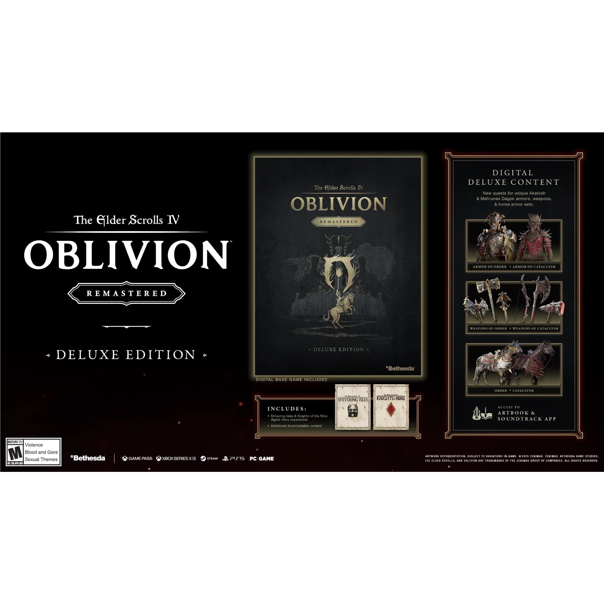 The Elder Scrolls IV: Oblivion Remastered Deluxe Edition