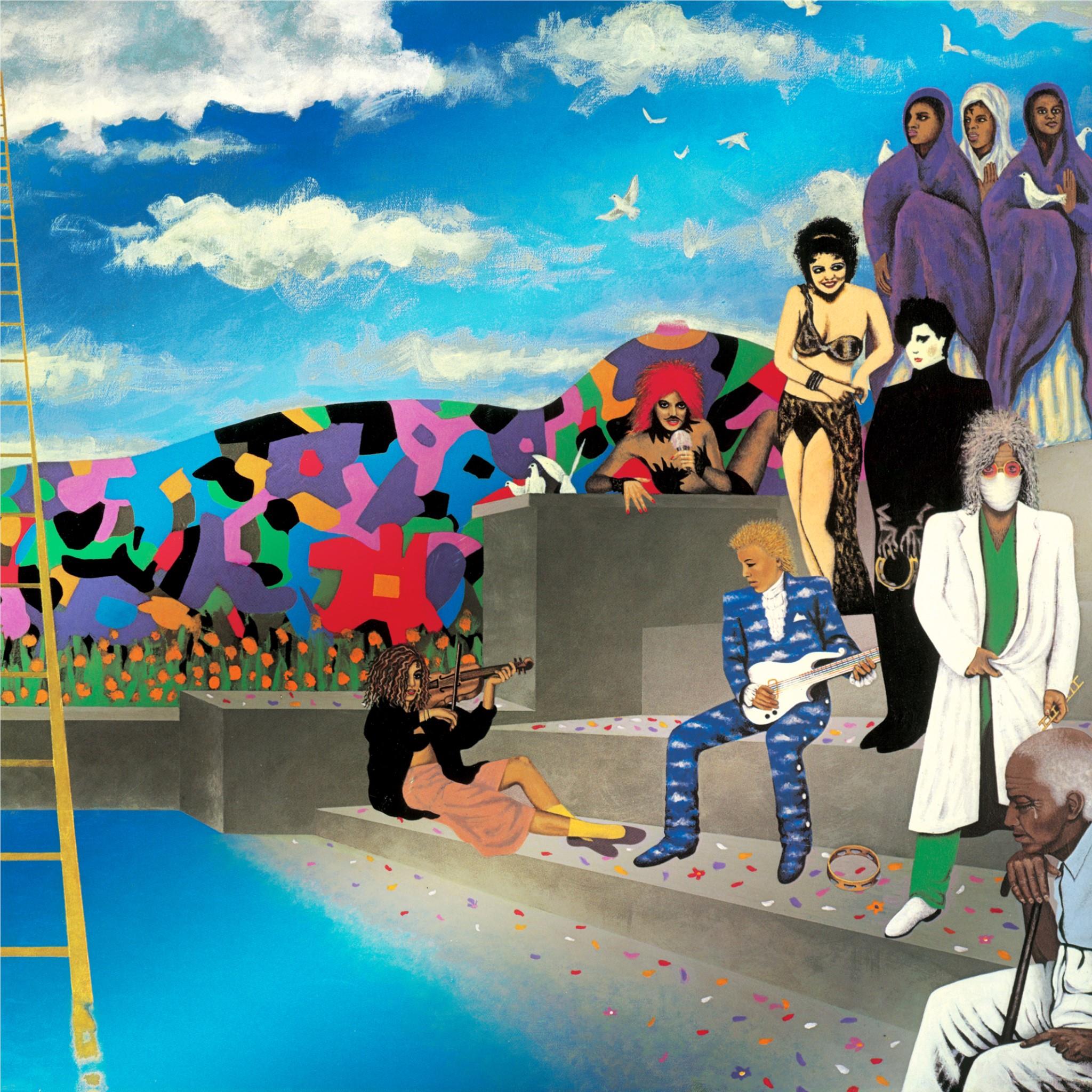 Around The World In A Day (Blue Marbled Vinyl) - By: Prince & The Revolution