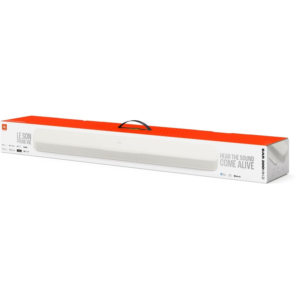 JBL Bar 300 MK2 5.0ch Virtual Atmos Soundbar (White)