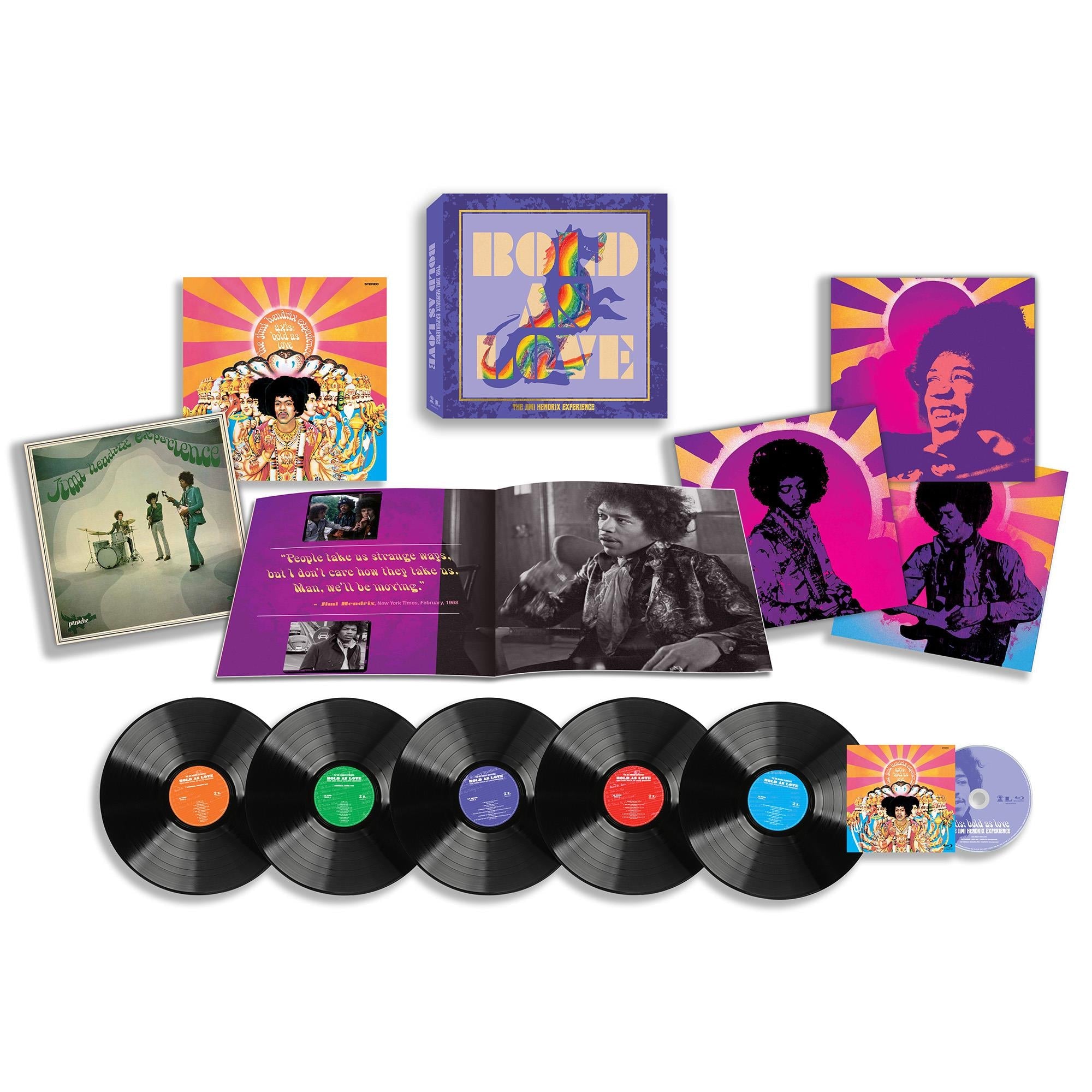 Bold As Love (Vinyl Boxset) - By: The Jimi Hendrix Experience