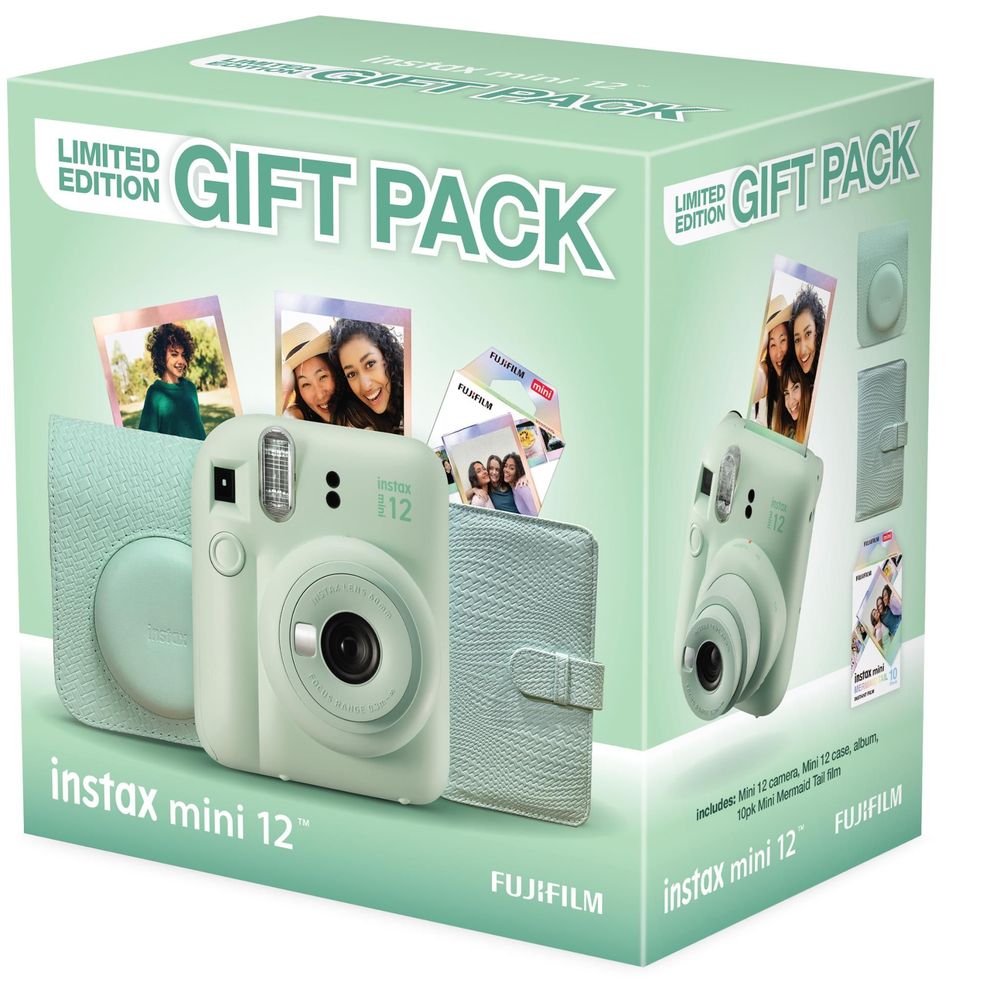 Fujifilm instax mini 12 Limited Edition Gift Pack (Green) [2025]