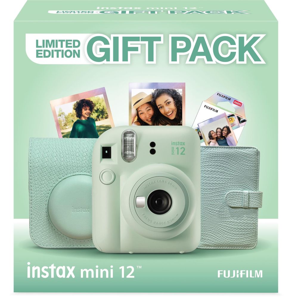 Fujifilm instax mini 12 Limited Edition Gift Pack (Green) [2025]