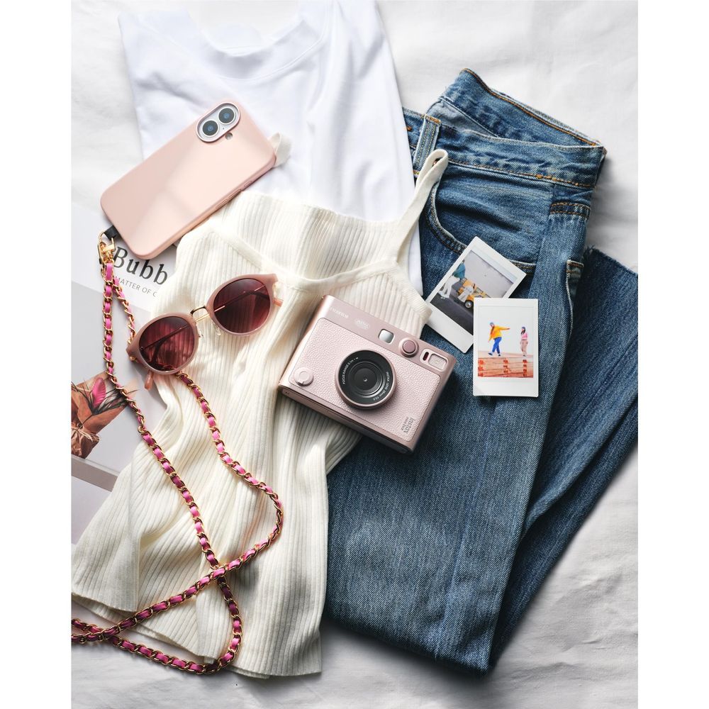 Fujifilm instax mini EVO C Instant Camera (Gentle Rose)