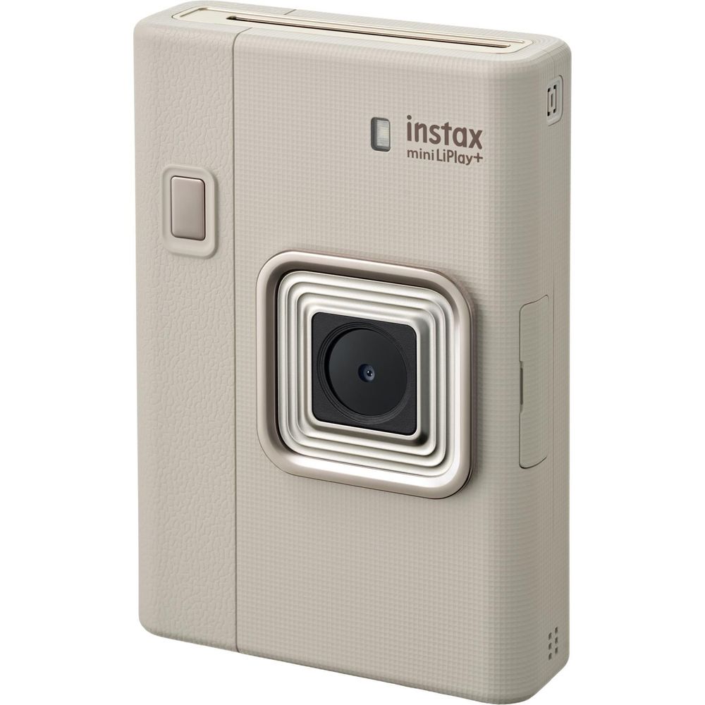 Fujifilm Instax Mini LiPlay+ Instant Camera and Smartphone Printer (Sand Beige)