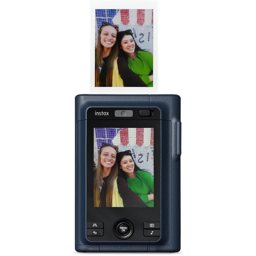 Fujifilm Instax Mini LiPlay+ Instant Camera and Smartphone Printer (Midnight Blue)