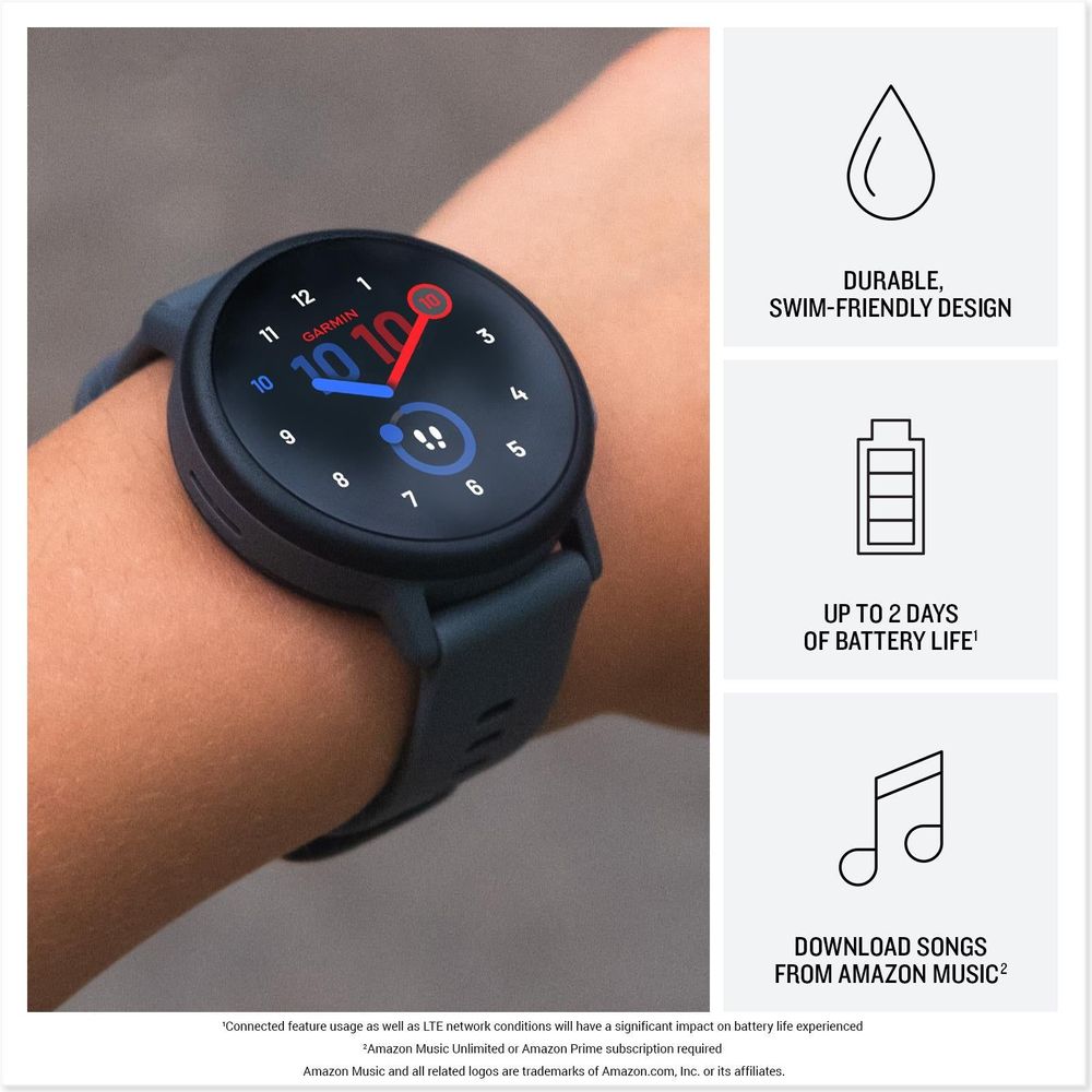 Garmin Bounce 2 Kids Smartwatch (Slate Grey)