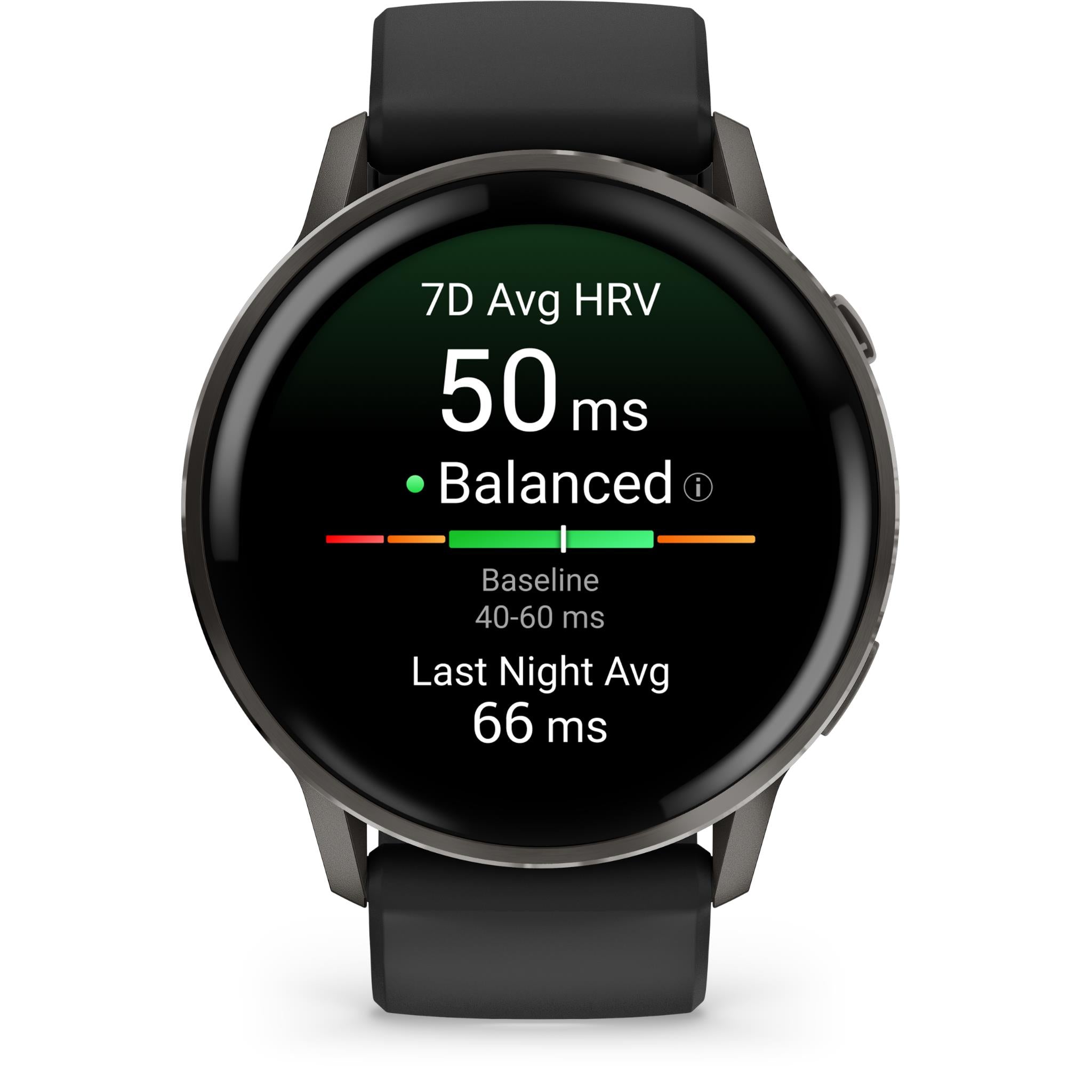 Garmin Venu 4 45mm Smartwatch (Slate with Black Band)