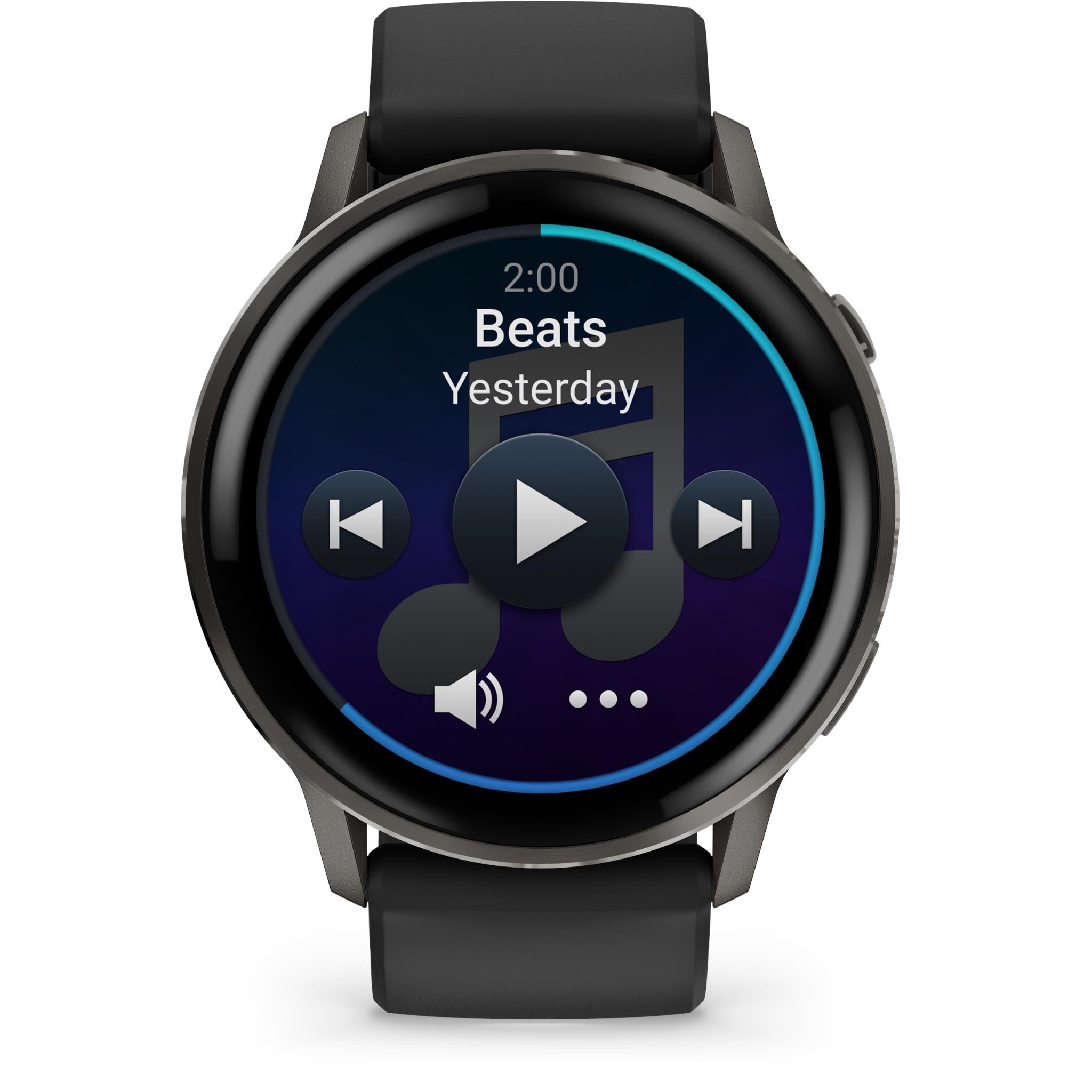 Garmin Venu 4 45mm Smartwatch (Slate with Black Band)