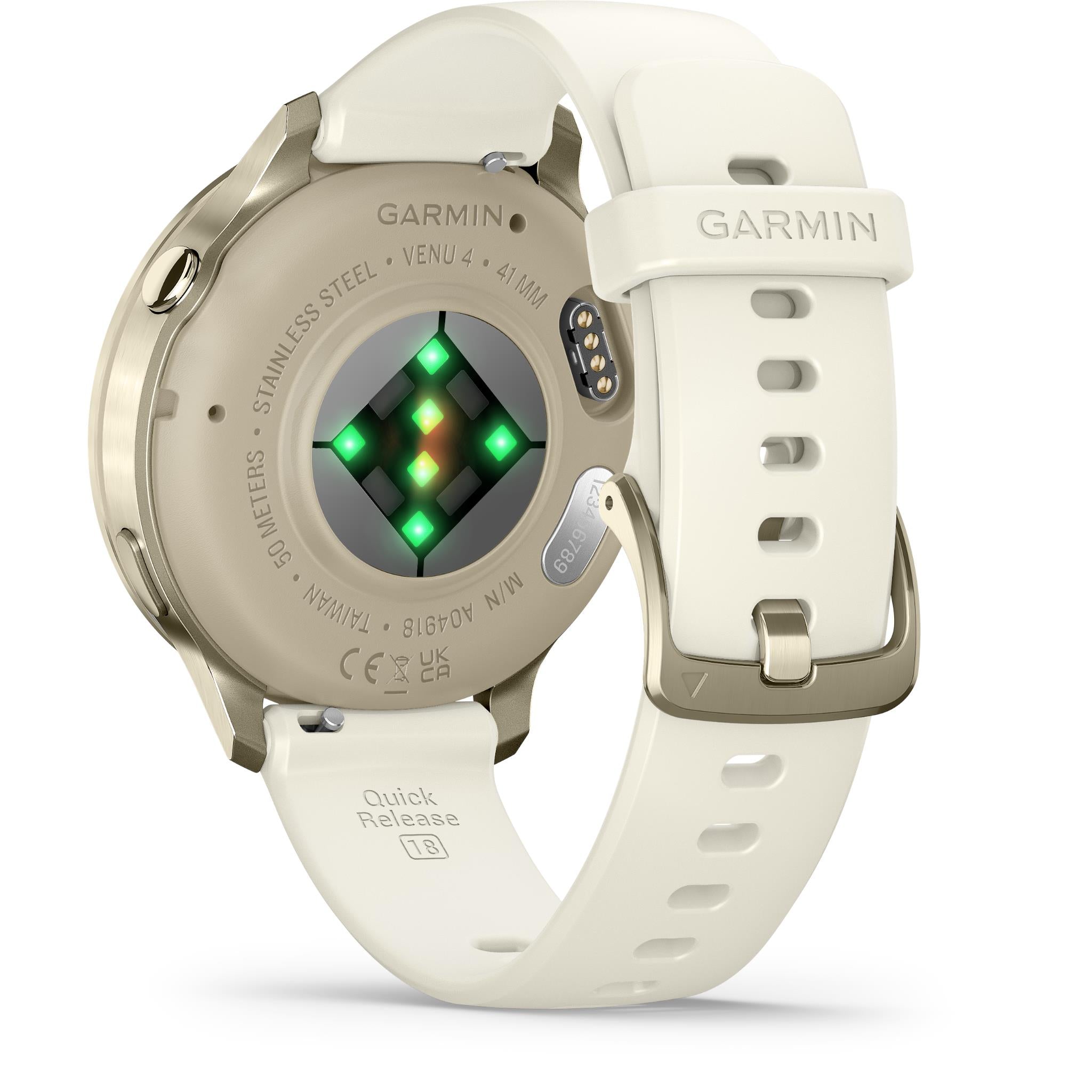 Garmin Venu 4 41mm Smartwatch (Lunar Gold with Bone Band)