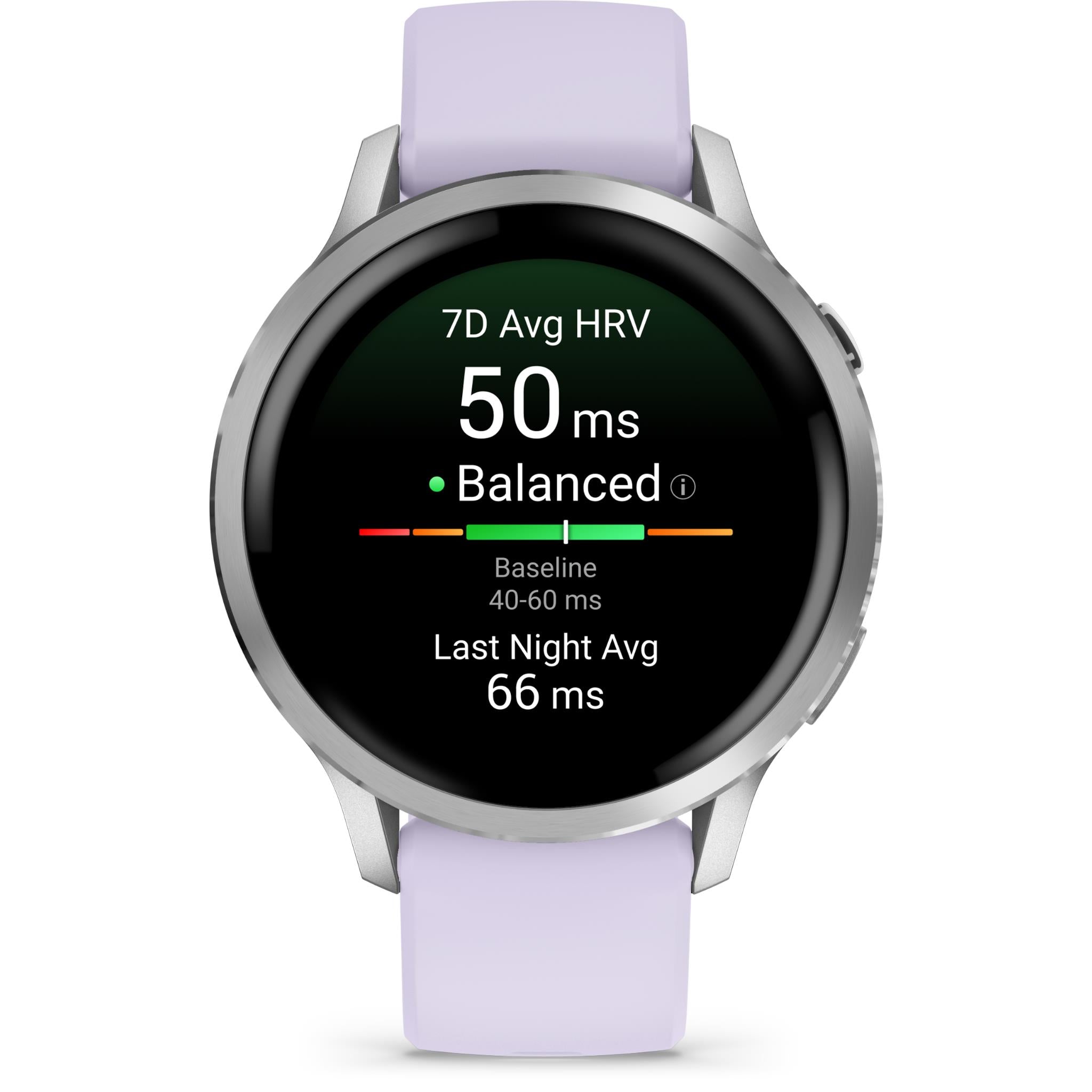 Garmin Venu 4 41mm Smartwatch (Silver with Periwinkle Band)