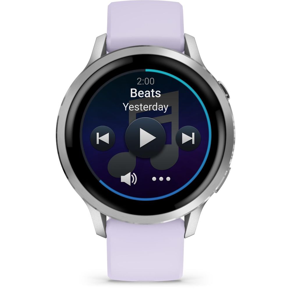 Garmin Venu 4 41mm Smartwatch (Silver with Periwinkle Band)