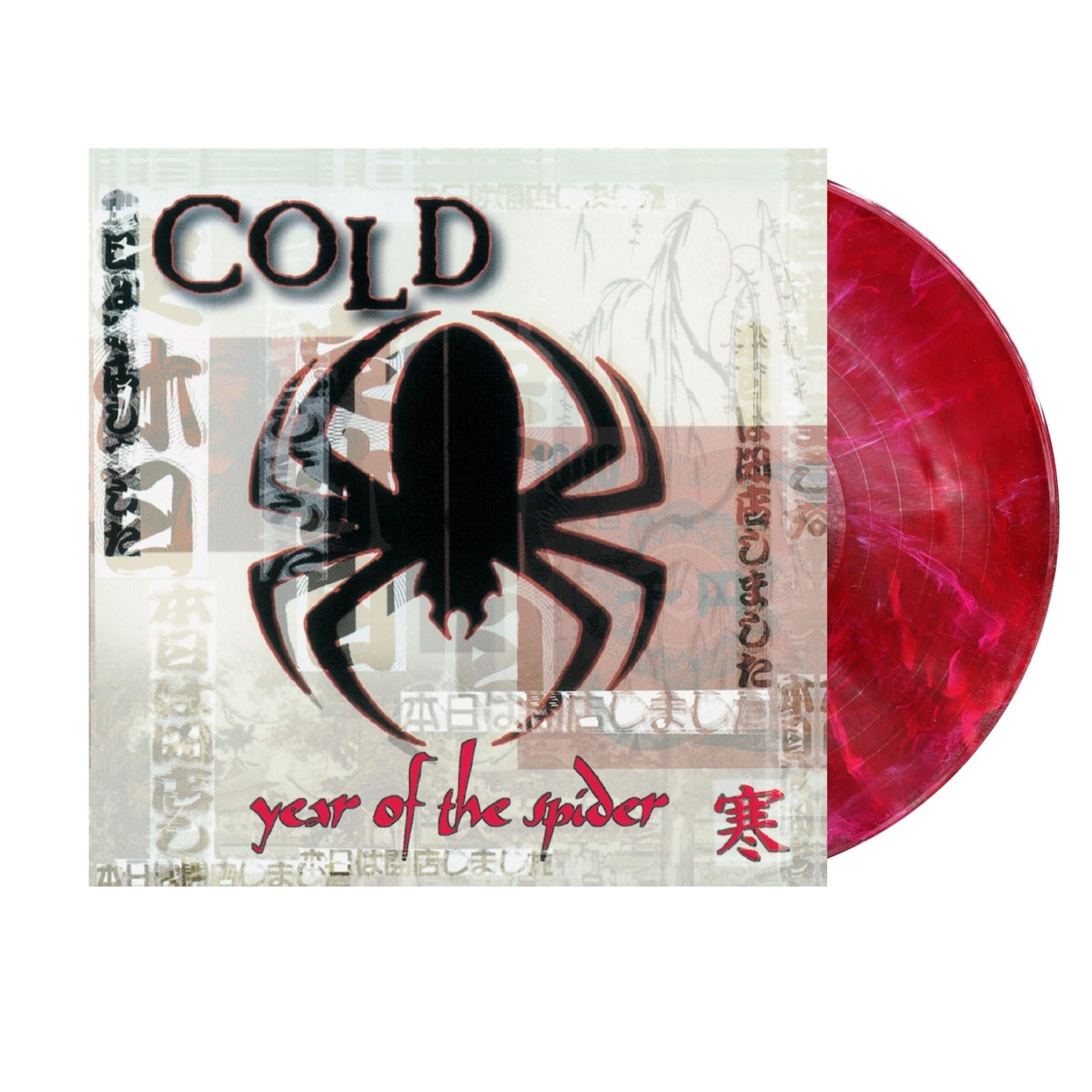 Year Of The Spider (Red & White Spider Web Swirl Vinyl) - By: Cold