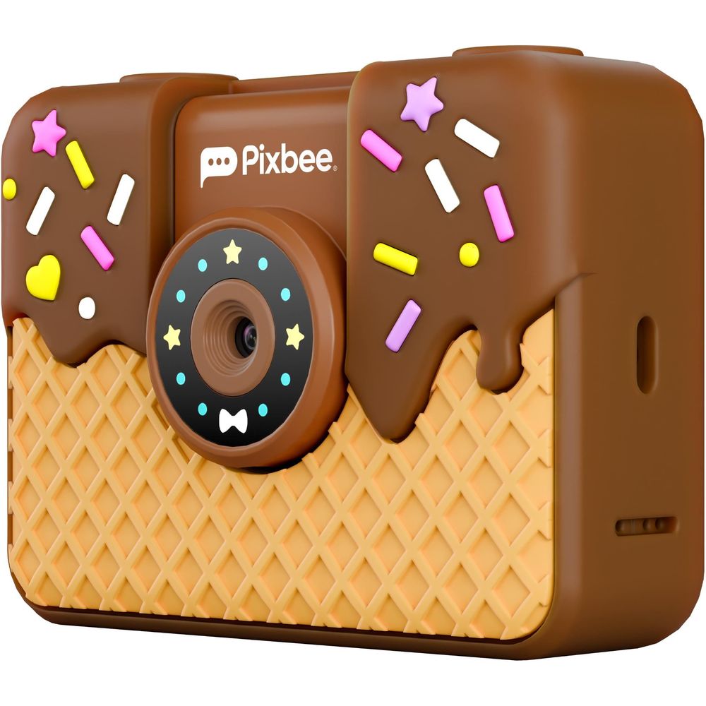 Pixbee PixPlay (Gen 2) Kids Digital Camera (Ice Cream Chocolate Donut)