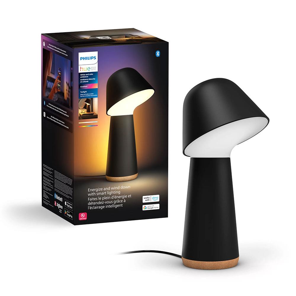 Philips Hue Twilight Bedside Lamp (Black)