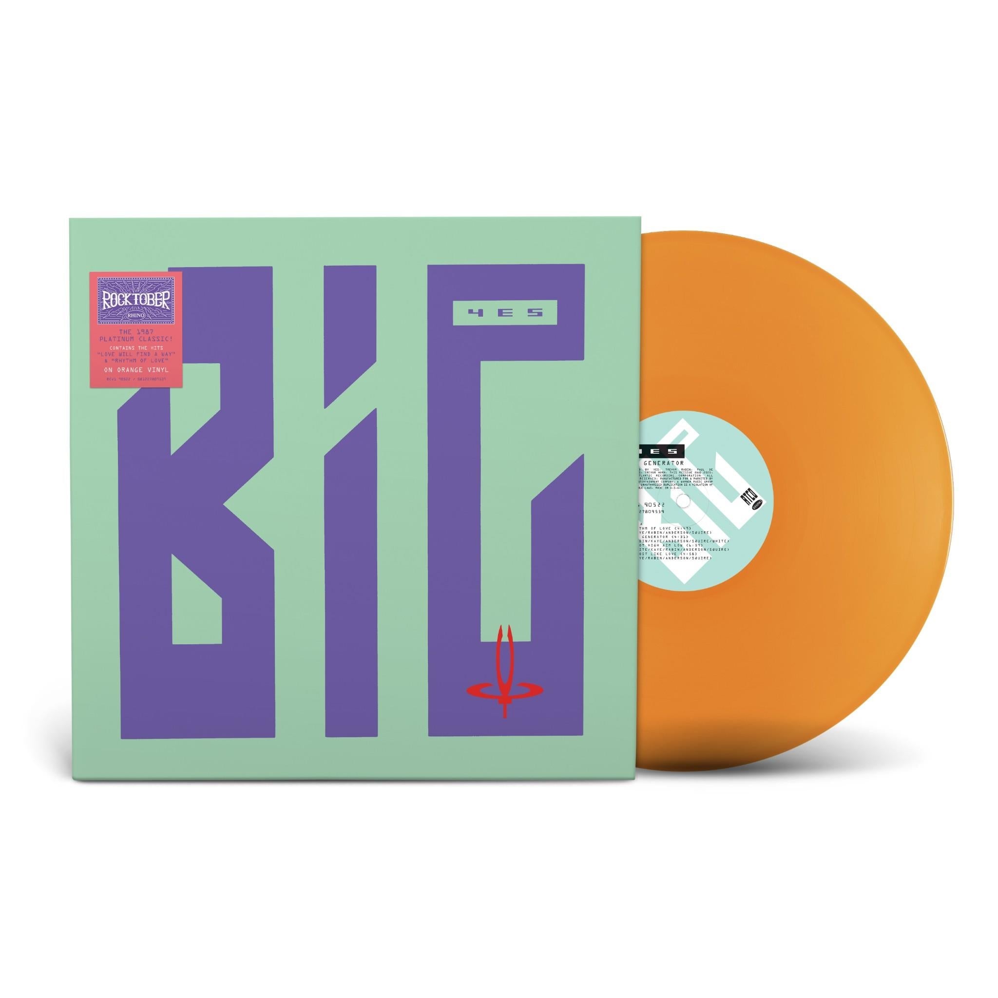 Big Generator (Orange Vinyl) - By: Yes