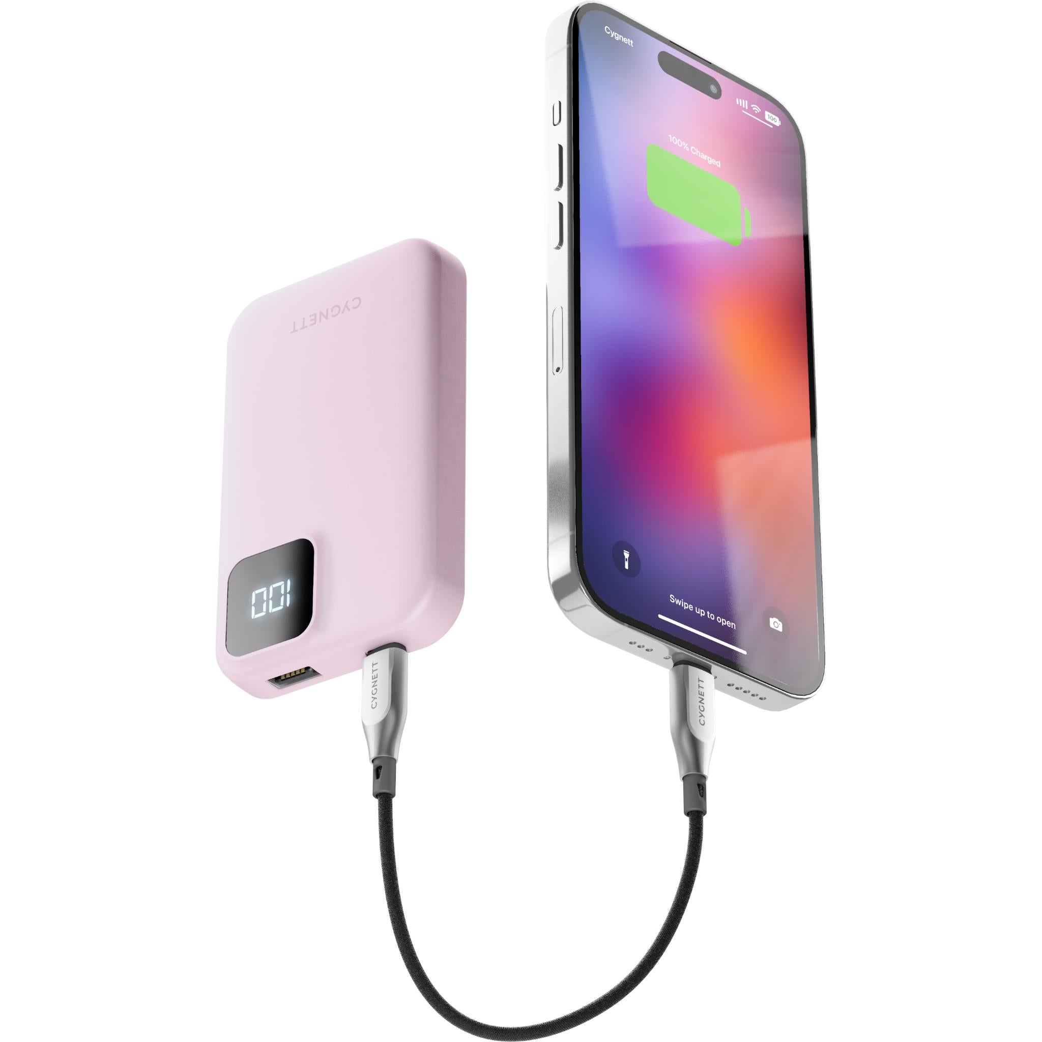 Cygnett Go Gen3 Power Bank [5K] (Transdendent Pink)
