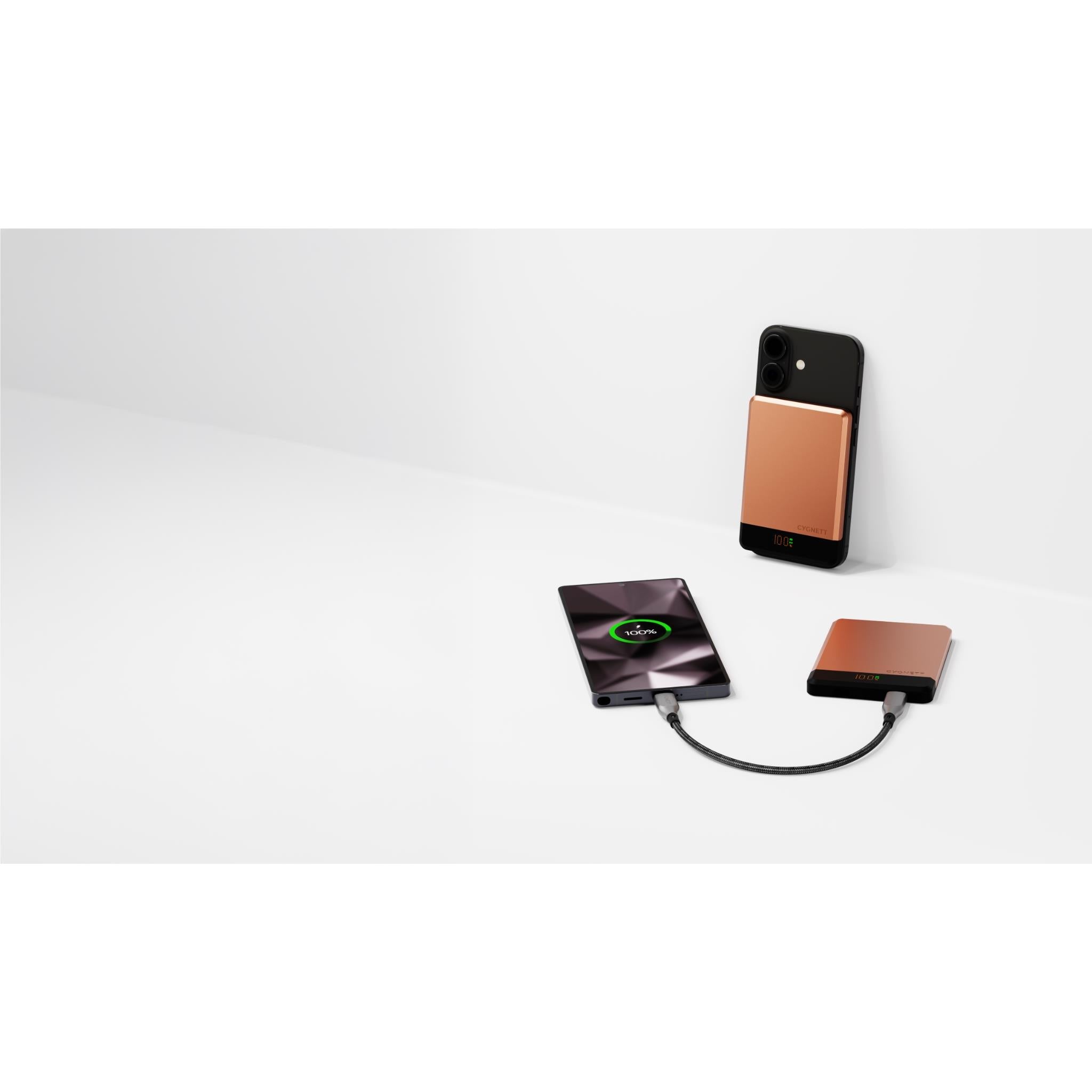Cygnett MagSlim Magnetic Power Bank [5K] (Copper)