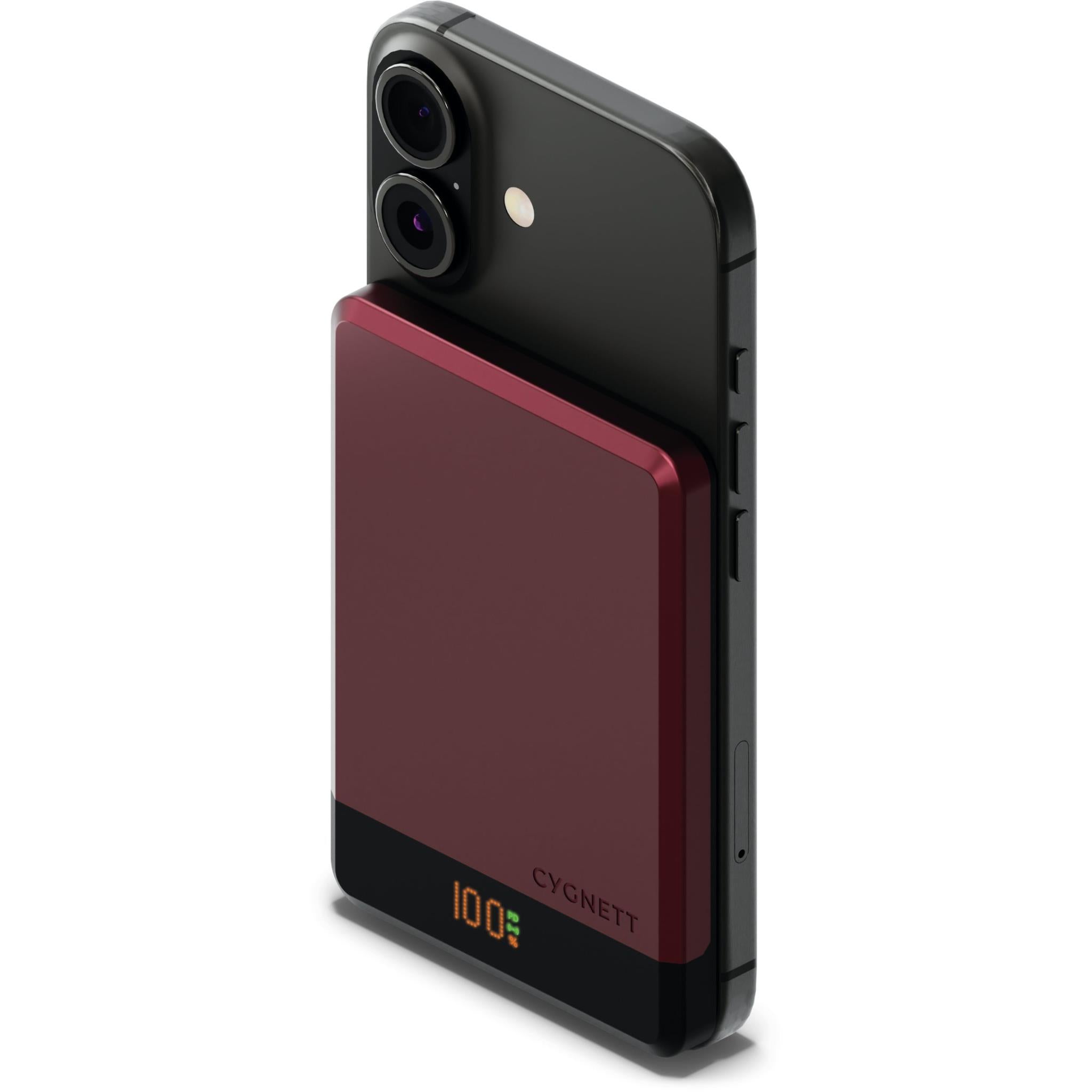 Cygnett MagSlim Magnetic Power Bank [5K] (Cherry)