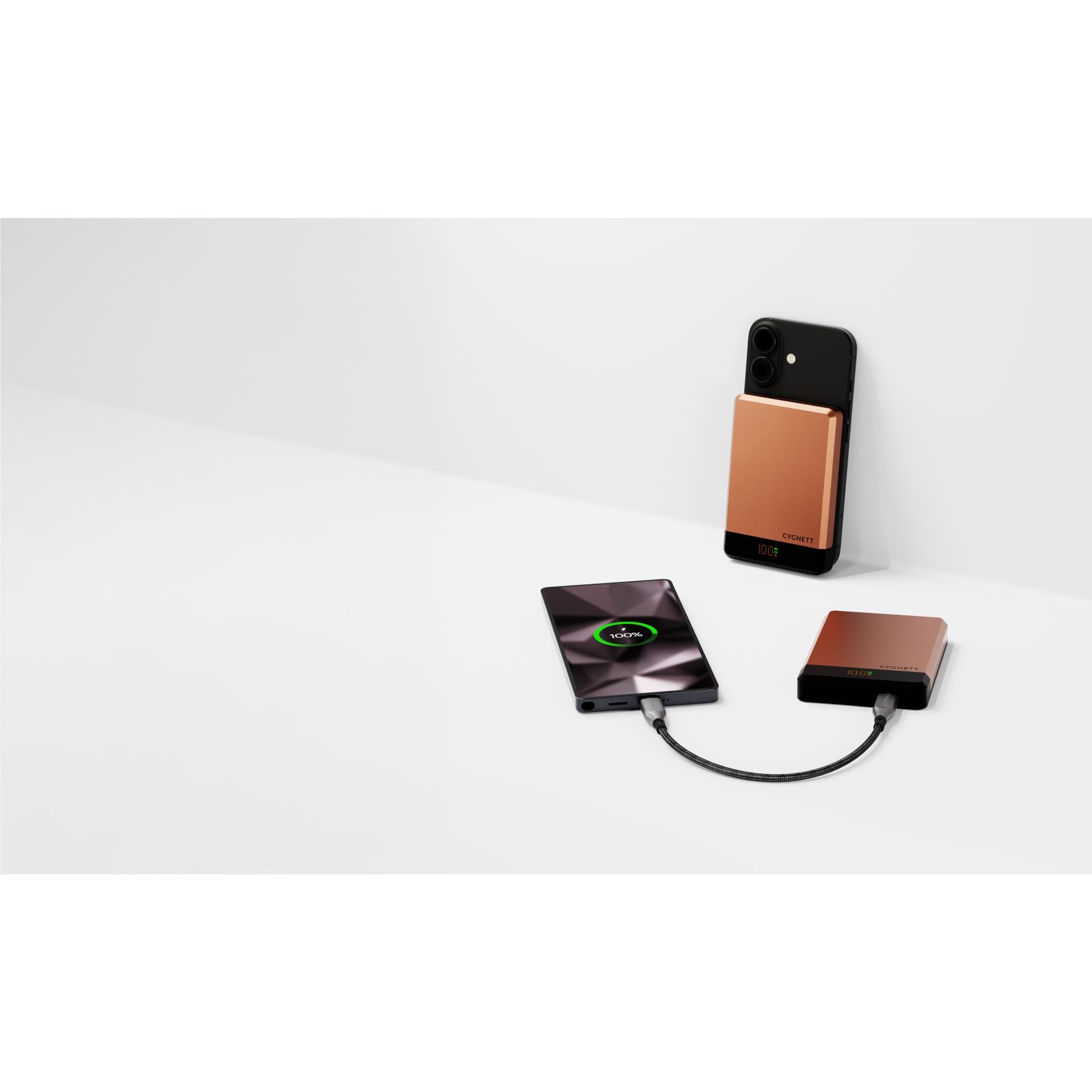 Cygnett MagSlim Magnetic Power Bank [10K] (Copper)