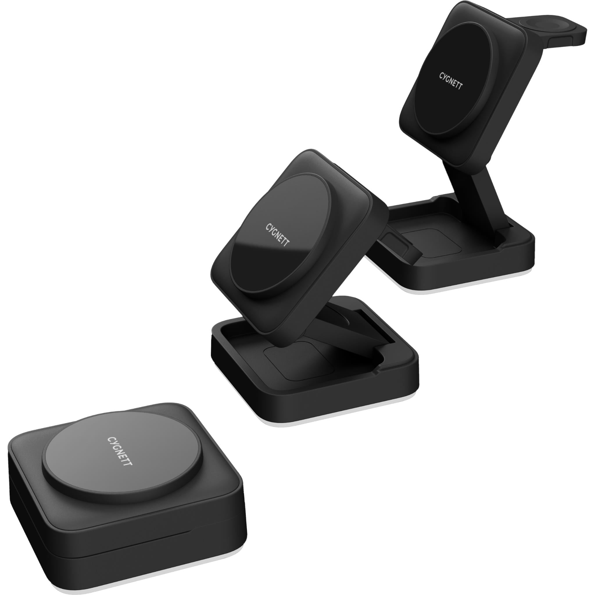 Cygnett Charge & Connect 3-in-1 Foldable Wireless Charger