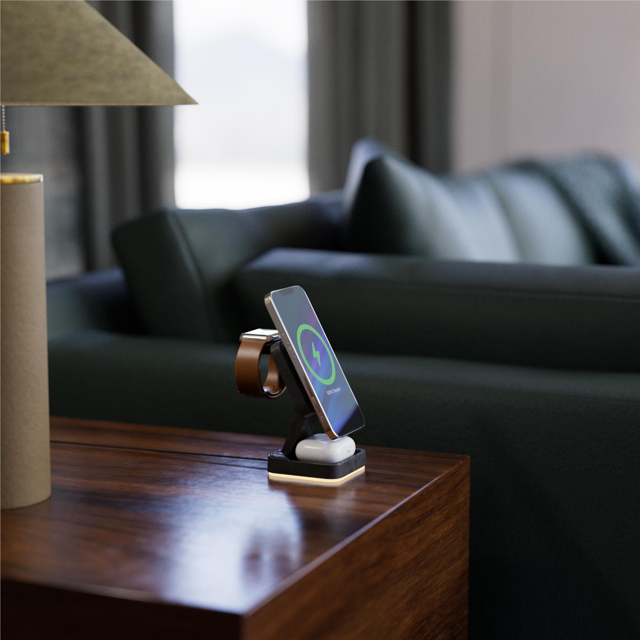 Cygnett Charge & Connect 3-in-1 Foldable Wireless Charger