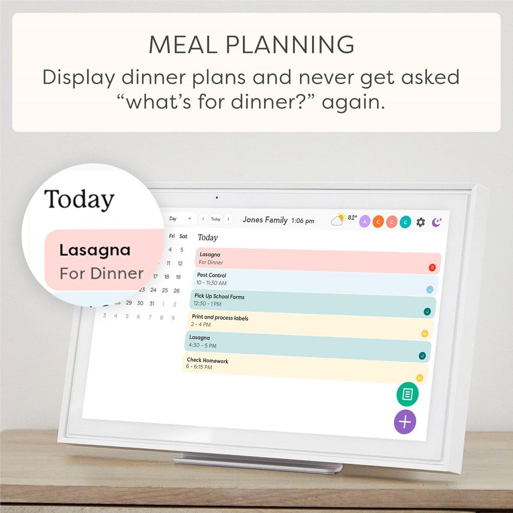 Skylight 15" Smart Family Calendar (White)