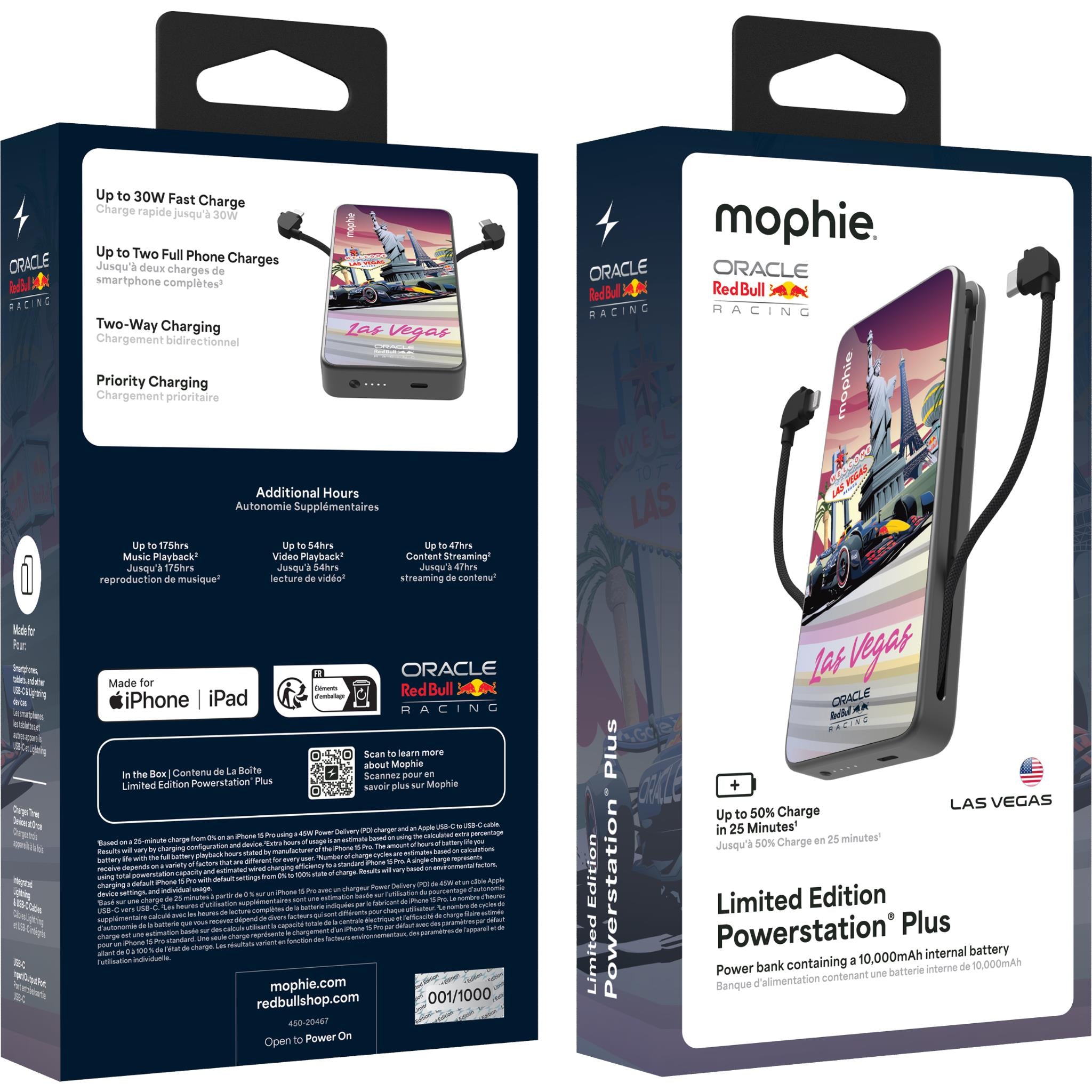 Mophie Powerstation Plus [10K] (Limited Edition Oracle Red Bull Racing - Las Vegas Edition)
