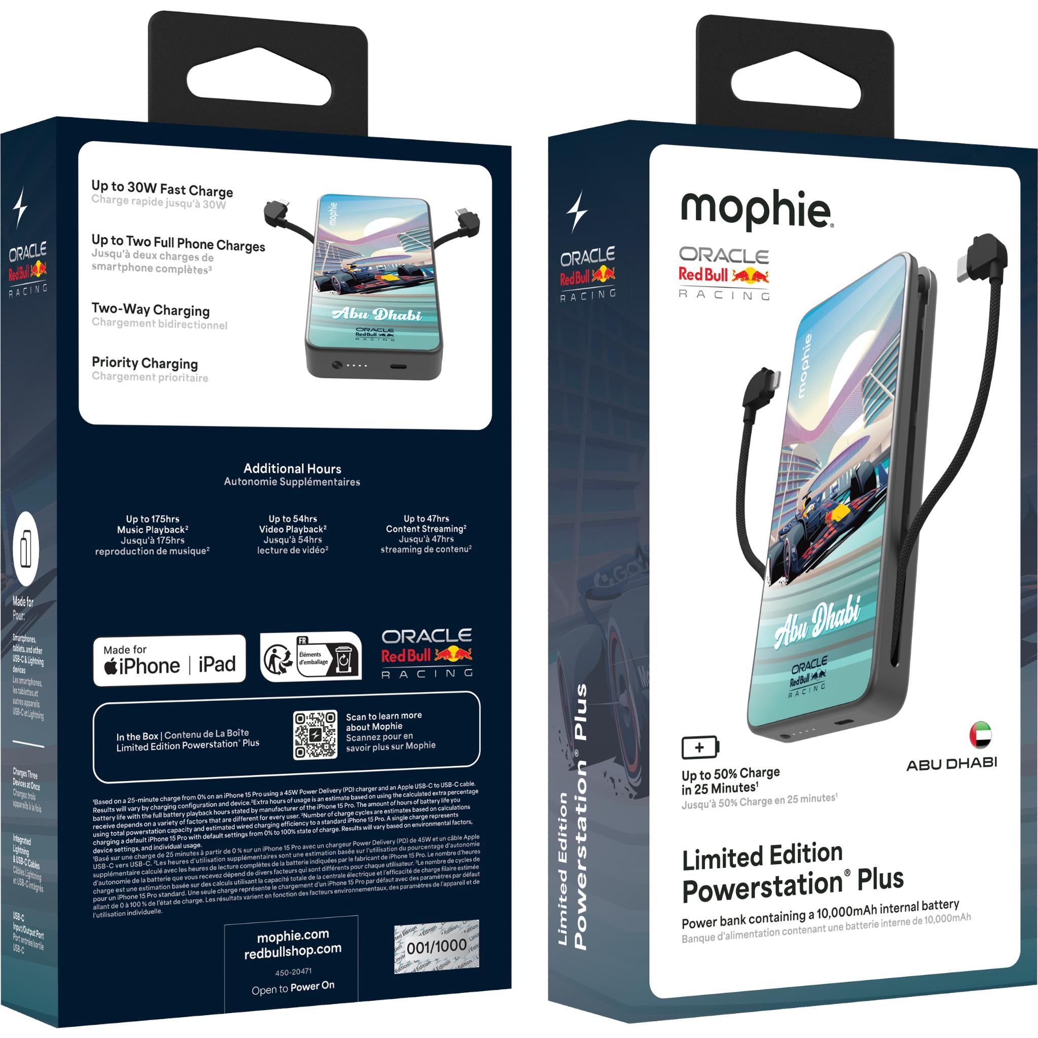 Mophie Powerstation Plus [10K] (Limited Edition Oracle Red Bull Racing - Abu Dhabi Edition)