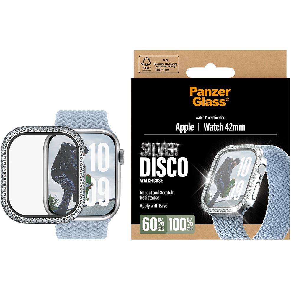 Panzer Fullbody Screen Protector for Apple Watch 11/10 42mm (Silver)