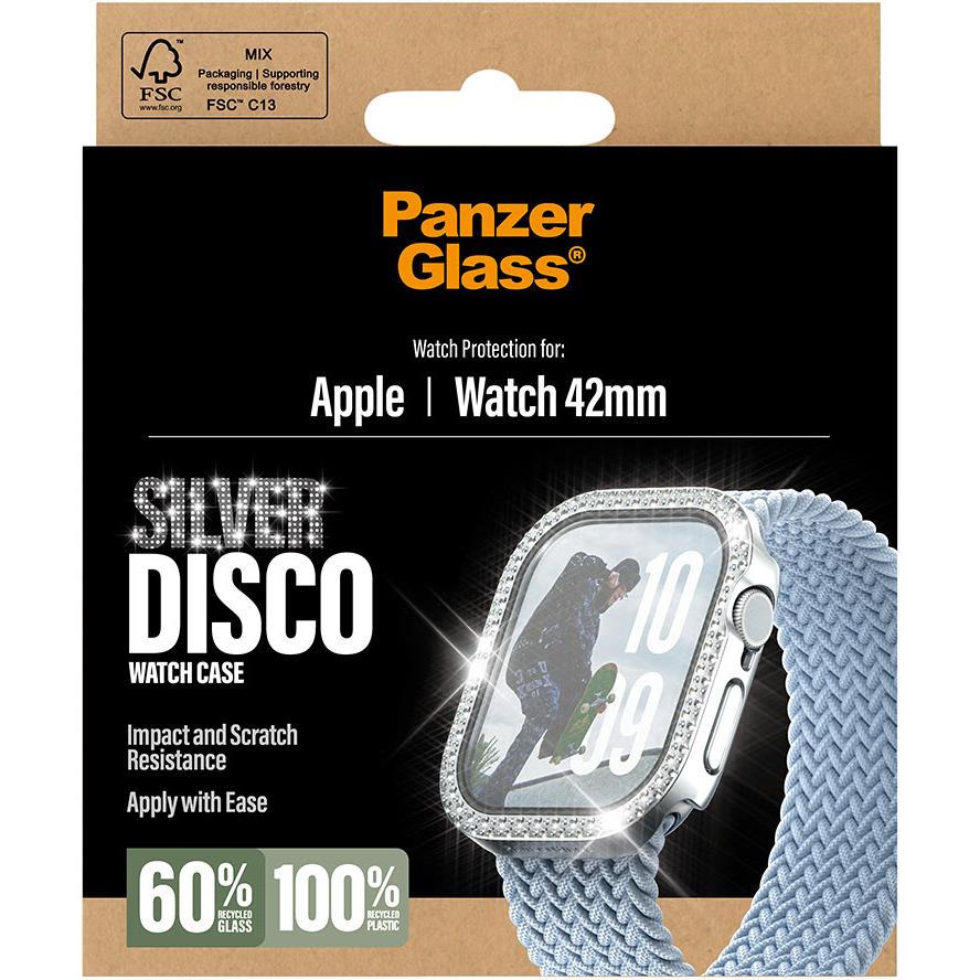 Panzer Fullbody Screen Protector for Apple Watch 11/10 42mm (Silver)