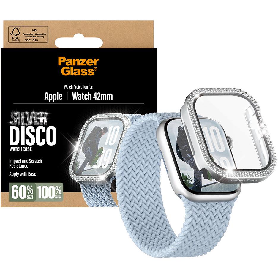 Panzer Fullbody Screen Protector for Apple Watch 11/10 42mm (Silver)