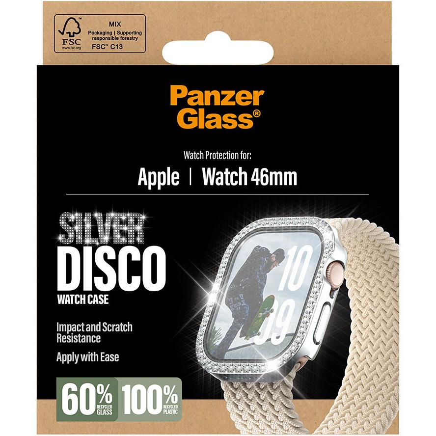 Panzer Fullbody Screen Protector for Apple Watch 11/10 46mm (Silver)