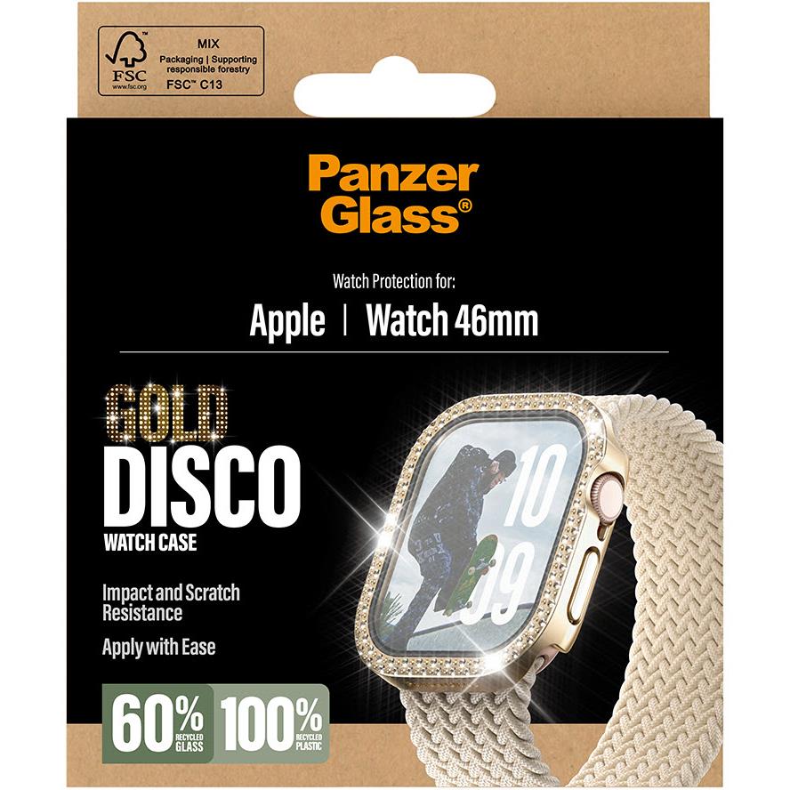 Panzer Fullbody Screen Protector for Apple Watch 11/10 46mm (Gold)