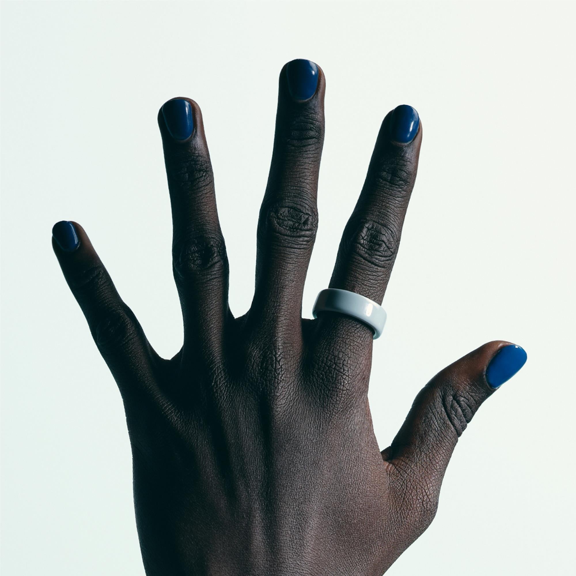 Oura Ring 4 Ceramic [Size 14] (Tide)