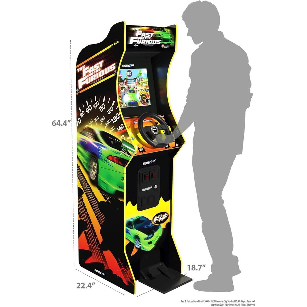 Arcade1Up The Fast & The Furious Deluxe Arcade Machine