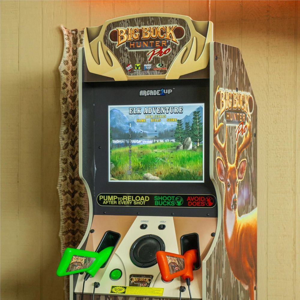 Arcade1Up Big Buck Hunter Mossy Oak Deluxe Arcade Machine