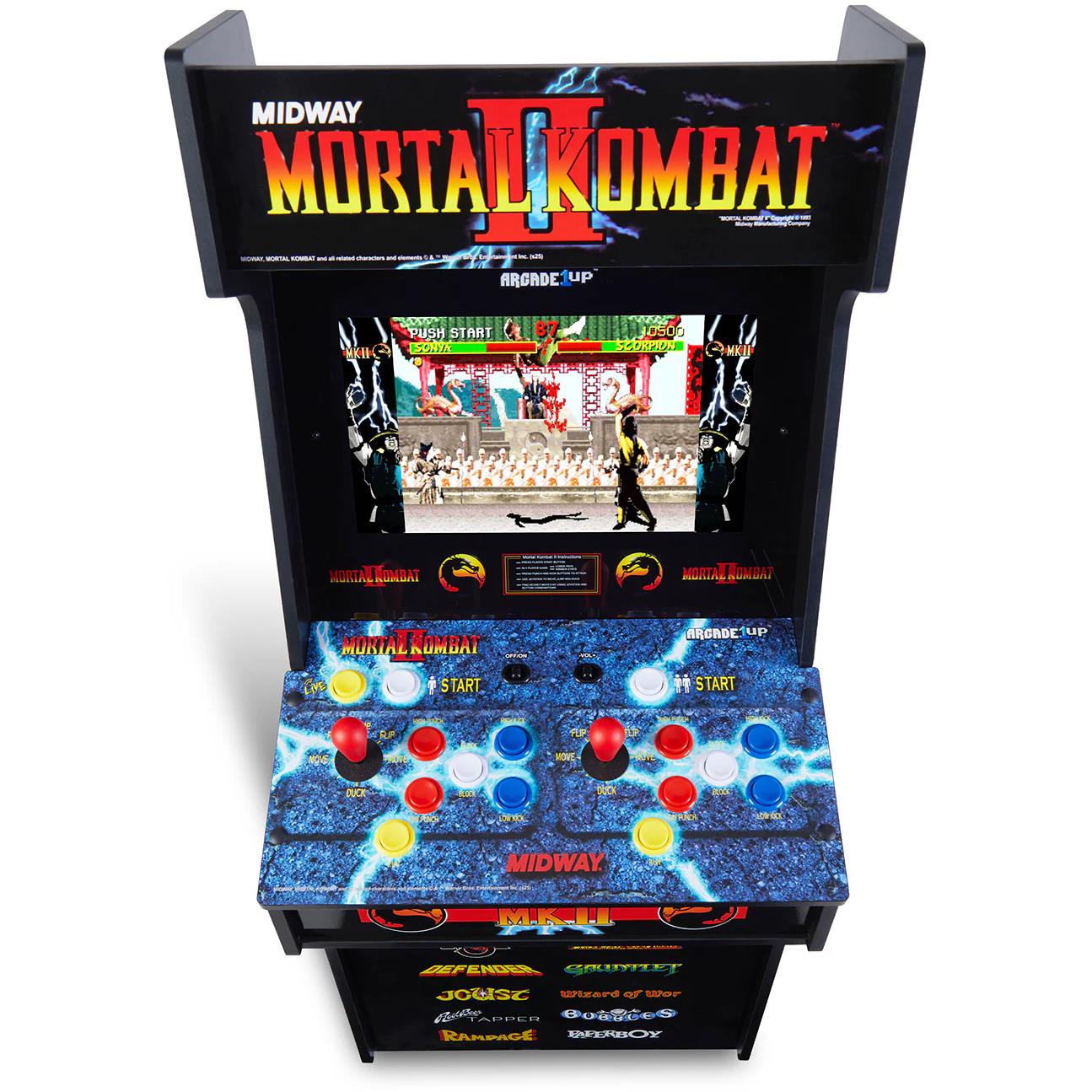 Arcade1Up Mortal Kombat II Classic SE stand-up arcade machine, image 2 - Retro & Handheld Gaming at Tech Supply Shed NZ