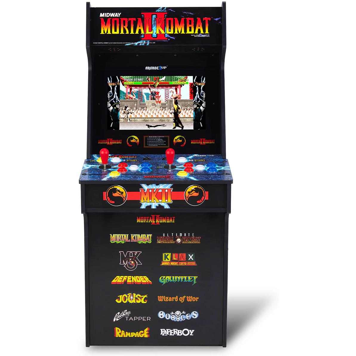 Arcade1Up Mortal Kombat II Classic SE stand-up arcade machine, image 3 - Retro & Handheld Gaming at Tech Supply Shed NZ