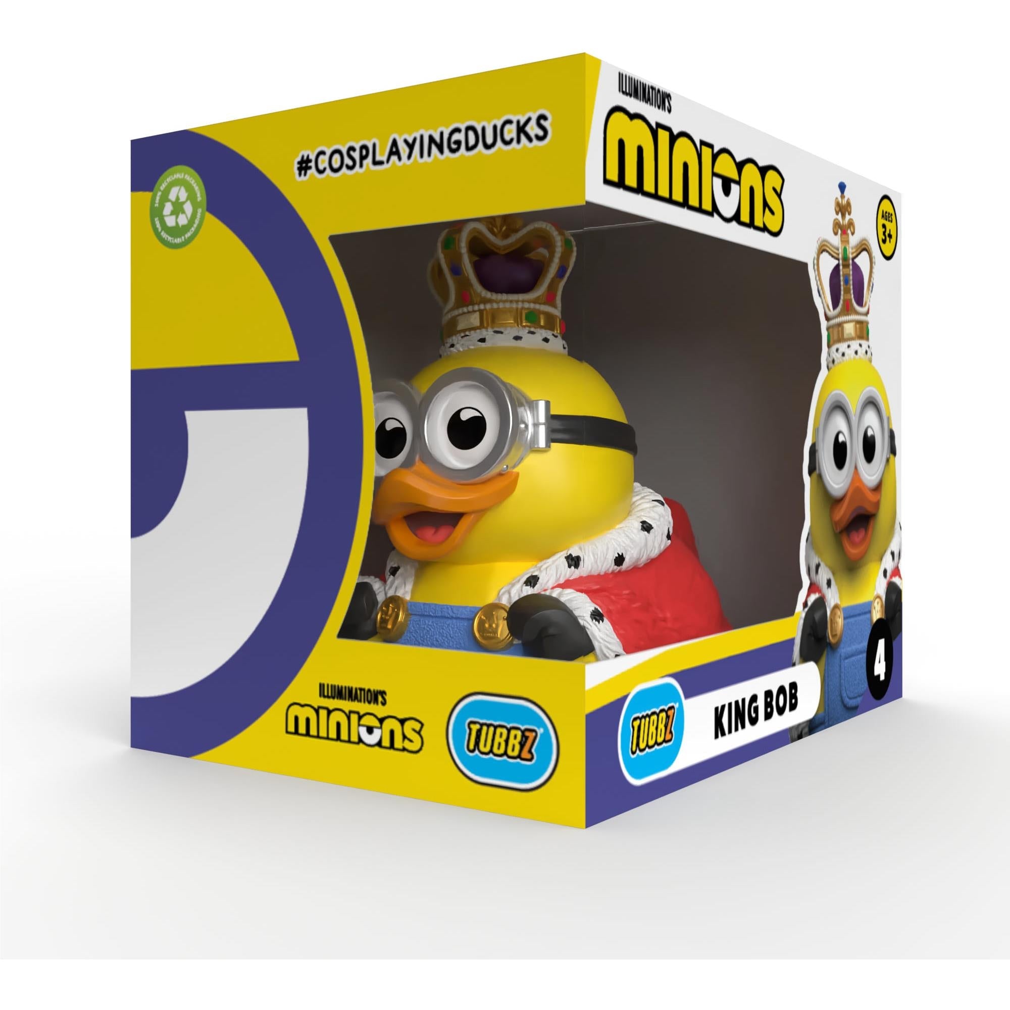Tubbz Cosplaying Duck Collectible: Boxed (Minions - King Bob)