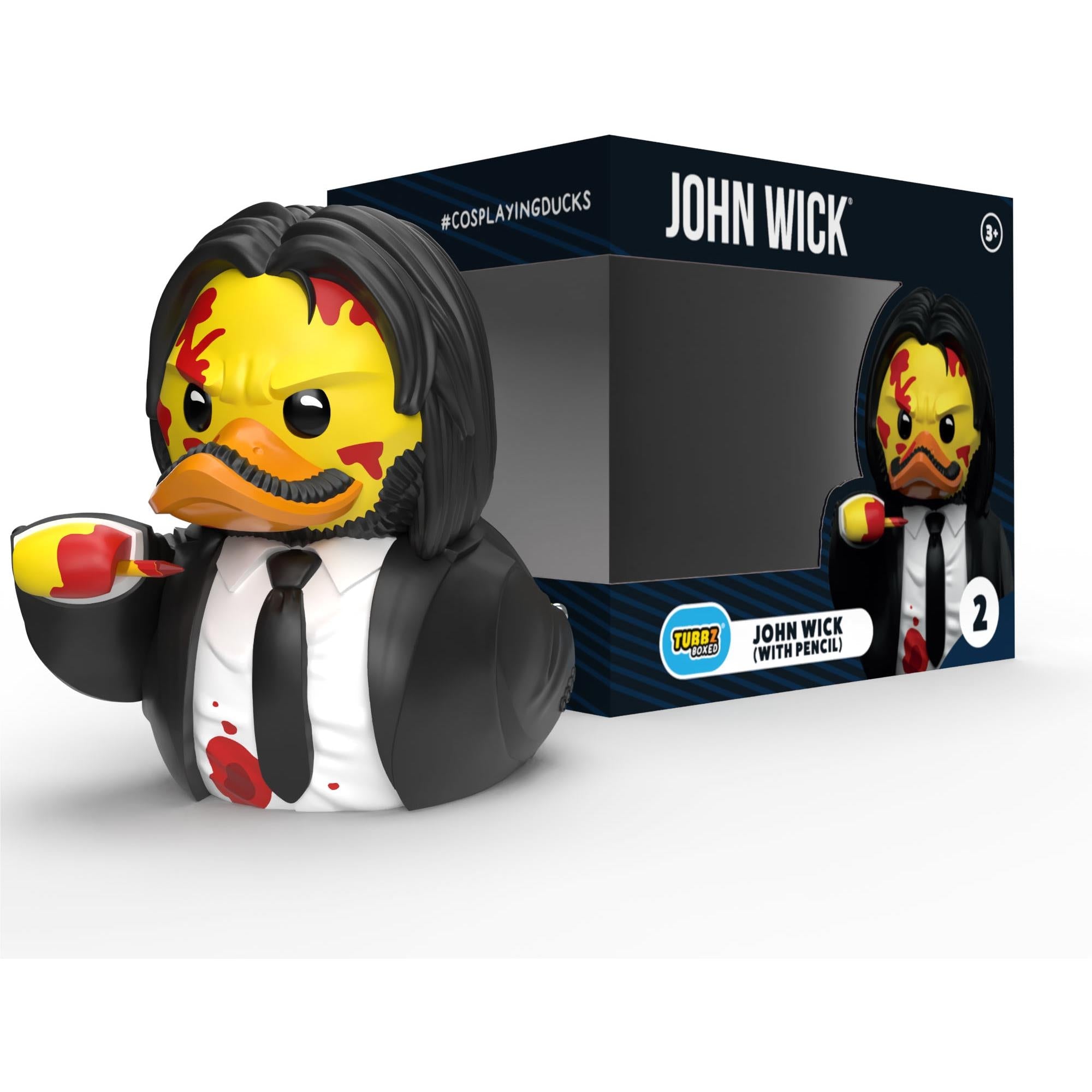 Tubbz Cosplaying Duck Collectible: Boxed (John Wick - Pencil)