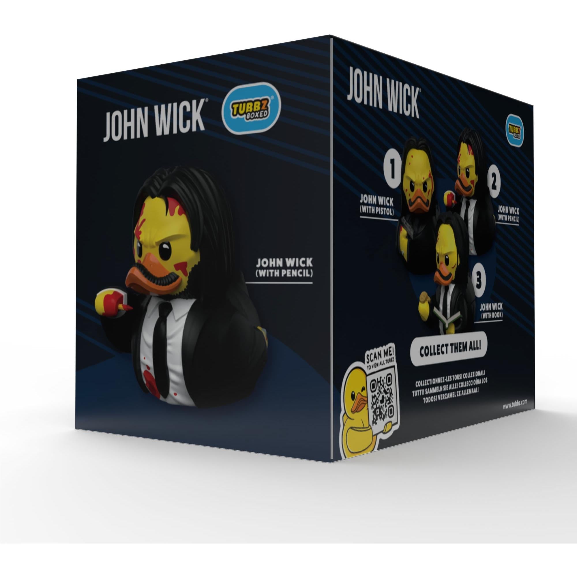 Tubbz Cosplaying Duck Collectible: Boxed (John Wick - Pencil)