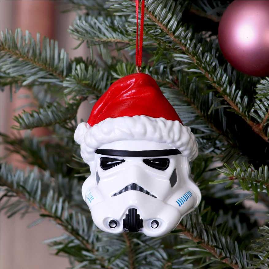 Nemesis Now Christmas Ornament (Stormtrooper - Santa Hat 8.3cm)